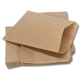 Papieren zakjes - Bruin - 17,5x25 cm - 100 stuks - cadeauzakjes / verpakking zakjes