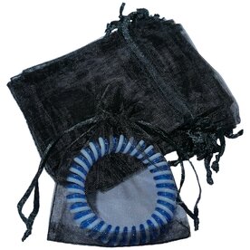 Organza Zakjes Zwart 7x9 cm - 100 stuks - Kleine Cadeauzakjes - Herbruikbaar - Voor Sieraden, Traktaties &amp; Bedankjes