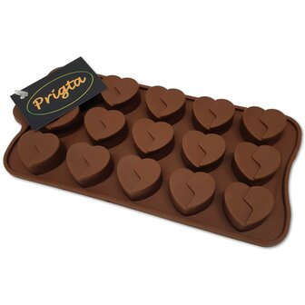 Silicone bonbon mold / baking molds - broken heart