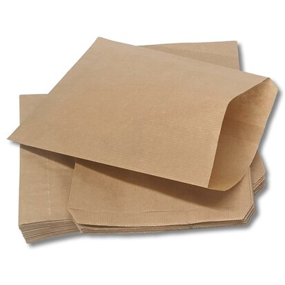 Papieren zakjes - Bruin - 17,5x25 cm - 100 stuks - cadeauzakjes / verpakking zakjes