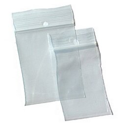 Gripzakjes 80x120 mm - 1000 stuks - 8x12 cm , 50 micron - hersluitbare zakjes 