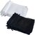 Organza zakjes - 100 stuks - 10x15 cm - Wit & zwart - cadeauzakjes organza stof - uitdeelzakjes - geschenkzakjes - geurzakjes maken