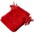 Organza Zakjes Rood 7 x 9 cm - 50 stuks - Kleine Cadeauzakjes - Herbruikbaar - Voor Sieraden, Bedankjes & Kerst - Met Satijnen Trekkoord