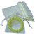 Organza Zakjes Crème 7x9 cm - 100 stuks - Luxe Cadeauzakjes - Herbruikbaar - Voor Bruiloft, Bedankjes & Sieraden