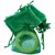 Organza Zakjes Groen 7x9 cm - 100 stuks - Kleine Cadeauzakjes - Herbruikbaar - Voor Kerst, Sieraden & Bedankjes