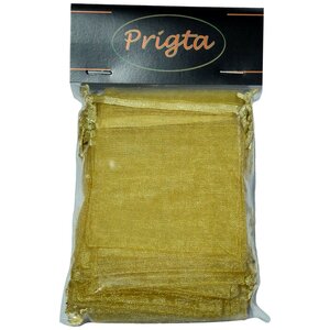 Organza Zakjes Goud 7 x 9 cm - 50 stuks - Luxe Cadeauzakjes - Herbruikbaar - Voor Kerst, Sieraden verpakken.