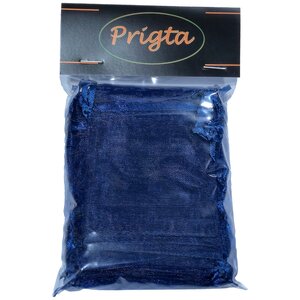 Organza Zakjes Marineblauw 7 x 9 cm - 50 stuks - Luxe Kleine Cadeauzakjes - Herbruikbaar - Voor Sieraden & Feestgeschenken