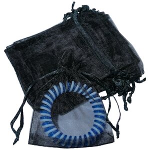 Organza Zakjes Zwart 7x9 cm - 100 stuks - Kleine Cadeauzakjes - Herbruikbaar - Voor Sieraden, Traktaties & Bedankjes