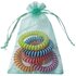 Organza zakjes - 100 stuks - 10x15 cm - Turquoise - cadeauzakjes organza stof - uitdeelzakjes - geschenkzakjes - geurzakjes maken_