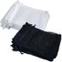 Organza zakjes - 100 stuks - 10x15 cm - Wit & zwart - cadeauzakjes organza stof - uitdeelzakjes - geschenkzakjes - geurzakjes maken_