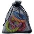 Organza zakjes - 50 stuks - 10x15 cm - Zwart - cadeauzakjes organza stof - uitdeelzakjes - geschenkzakjes - geurzakjes maken_