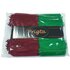 Organza zakjes - 100 stuks - 10x15 cm - Groen en bordeaux rood - cadeauzakjes organza stof - uitdeelzakjes - geschenkzakjes - geurzakjes maken_