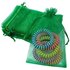 Organza zakjes - 50 stuks - 10x15 cm - Groen - cadeauzakjes organza stof - uitdeelzakjes - geschenkzakjes - geurzakjes maken_