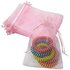 Organza zakjes - 50 stuks - 10x15 cm - Licht Roze - cadeauzakjes organza stof - uitdeelzakjes - geschenkzakjes - geurzakjes maken_