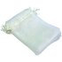 Organza zakjes - 100 stuks - 10x15 cm - Beige / Crème Wit / ivoor - cadeauzakjes organza stof - uitdeelzakjes - geschenkzakjes - geurzakjes maken_