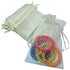 Organza zakjes - 100 stuks - 10x15 cm - Beige / Crème Wit / ivoor - cadeauzakjes organza stof - uitdeelzakjes - geschenkzakjes - geurzakjes maken_