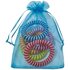 Organza zakjes - 100 stuks - 10x15 cm - Licht Blauw - cadeauzakjes organza stof - uitdeelzakjes - geschenkzakjes - geurzakjes maken_