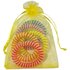Organza zakjes - 100 stuks - 10x15 cm - Geel - cadeauzakjes organza stof - uitdeelzakjes - geschenkzakjes - geurzakjes maken_