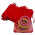 Organza zakjes - 100 stuks - 10x15 cm - Rood - cadeauzakjes organza stof - uitdeelzakjes - geschenkzakjes - geurzakjes maken_