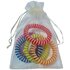 Organza zakjes - 50 stuks - 10x15 cm - Beige / Crème Wit / ivoor - cadeauzakjes organza stof - uitdeelzakjes - geschenkzakjes - geurzakjes maken_