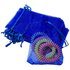 Organza zakjes - 100 stuks - 10x15 cm - Blauw - cadeauzakjes organza stof - uitdeelzakjes - geschenkzakjes - geurzakjes maken_
