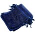 Organza Zakjes Marineblauw 7 x 9 cm - 50 stuks - Luxe Kleine Cadeauzakjes - Herbruikbaar - Voor Sieraden & Feestgeschenken_