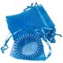 Organza Zakjes Lichtblauw 7 x 9 cm - 50 stuks - Kleine Cadeauzakjes - Herbruikbaar - Voor Babyshower & Bedankjes - Satijnen Trekkoord_
