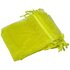Organza Zakjes Geel 7 x 9 cm - 50 stuks - Kleine Cadeauzakjes - Herbruikbaar - Voor Feestjes & Bedankjes - Satijnen Trekkoord_
