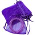 Lila Organzabeutel, 7 x 9 cm – 100er-Pack – Kleine Geschenktüten – Wiederverwendbar – Für Partys, Gastgeschenke und Schmuck_