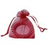 Organza Zakjes Rood 7x9 cm - 100 stuks - Kleine Cadeauzakjes - Herbruikbaar - Voor Sieraden, Bedankjes & Kerst - Met Satijnen Trekkoord_