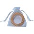 Organza Zakjes Wit 7x9 cm - 100 stuks - Kleine Cadeauzakjes - Herbruikbaar - Luxe Organza - Voor Sieraden, Bedankjes & Kerst - Met Satijnen Trekkoord_